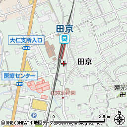 静岡県伊豆の国市田京306-11周辺の地図
