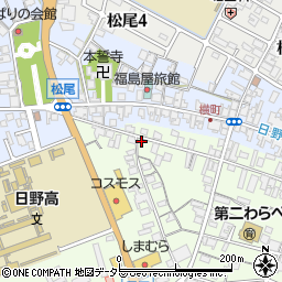 滋賀県蒲生郡日野町大窪881周辺の地図