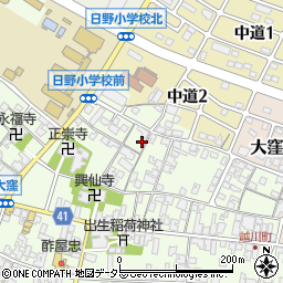 滋賀県蒲生郡日野町大窪312周辺の地図