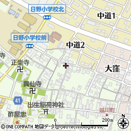 滋賀県蒲生郡日野町大窪263周辺の地図