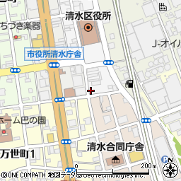 静岡県建設労働組合清水支部周辺の地図