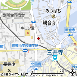 滋賀県大津市大門通16-13周辺の地図