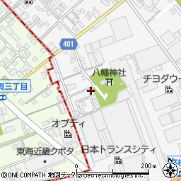 三重県三重郡川越町高松985-6周辺の地図