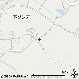 愛知県岡崎市外山町大上周辺の地図
