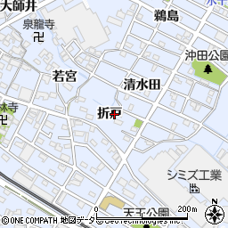 愛知県刈谷市一ツ木町折戸周辺の地図