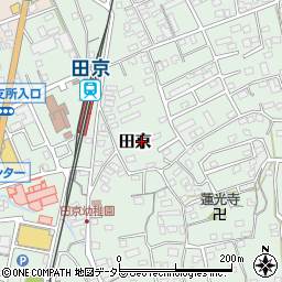 静岡県伊豆の国市田京664-3周辺の地図