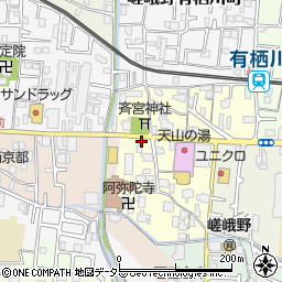 中泉医院周辺の地図