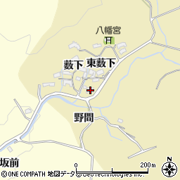 愛知県岡崎市丹坂町東薮下10周辺の地図