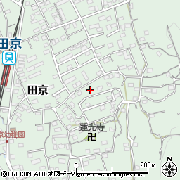 静岡県伊豆の国市田京562周辺の地図
