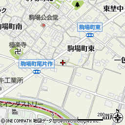 愛知県豊田市駒場町東43周辺の地図