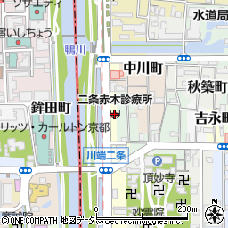 二条赤木診療所（京都市/医療・福祉施設）の住所・地図｜マピオン電話帳