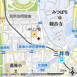 滋賀県大津市大門通16-52周辺の地図