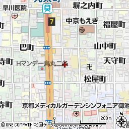 京都府京都市中京区真如堂町周辺の地図