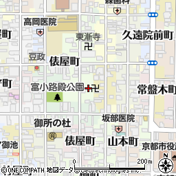 京都府京都市中京区鍛冶屋町384-2周辺の地図