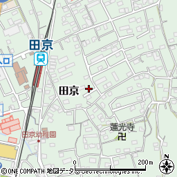 静岡県伊豆の国市田京664-14周辺の地図