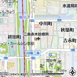 京都府京都市左京区新先斗町周辺の地図