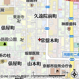 京都府京都市中京区達磨町607周辺の地図