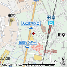 静岡県伊豆の国市田京264-31周辺の地図
