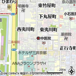 京都府京都市中京区薬屋町588周辺の地図