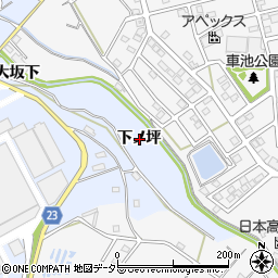 愛知県大府市長草町下ノ坪周辺の地図