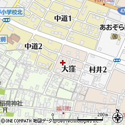 滋賀県蒲生郡日野町大窪2025周辺の地図