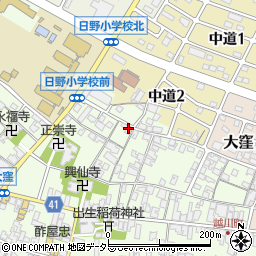 滋賀県蒲生郡日野町大窪266周辺の地図