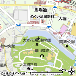 京都府亀岡市南郷町周辺の地図