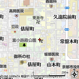 京都府京都市中京区鍛冶屋町384-6周辺の地図