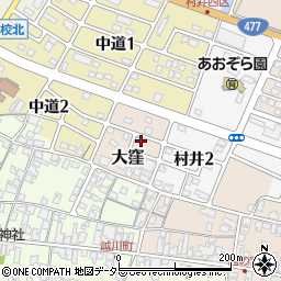 滋賀県蒲生郡日野町大窪2041周辺の地図