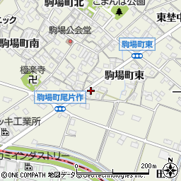 愛知県豊田市駒場町東51周辺の地図