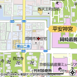 京都府京都市左京区岡崎最勝寺町2-22周辺の地図