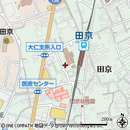 静岡県伊豆の国市田京299-14周辺の地図