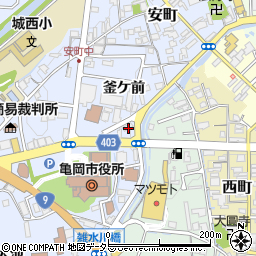 京都府亀岡市安町釜ケ前25-1周辺の地図