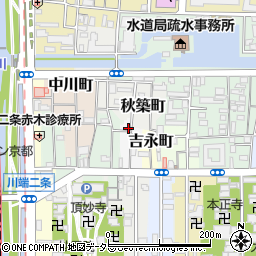 京都府京都市左京区杉本町261周辺の地図