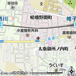 ニチイキッズ　京都さがの保育園周辺の地図