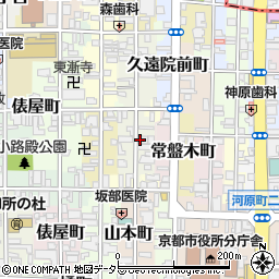京都府京都市中京区達磨町609周辺の地図