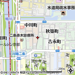 京都府京都市左京区大文字町164-2周辺の地図