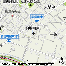 愛知県豊田市駒場町東111周辺の地図