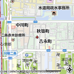 京都府京都市左京区杉本町260周辺の地図