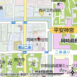 京都府京都市左京区岡崎最勝寺町2-28周辺の地図