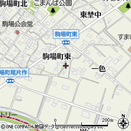 愛知県豊田市駒場町東124周辺の地図