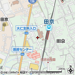静岡県伊豆の国市田京299-13周辺の地図