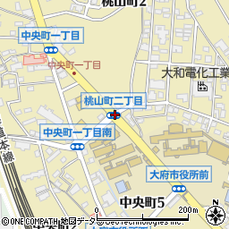 桃山町２周辺の地図
