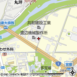 愛知県知立市西町宮後周辺の地図