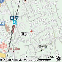 静岡県伊豆の国市田京664-16周辺の地図