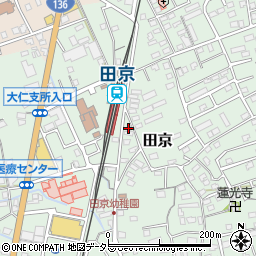 三島信用金庫田京支店周辺の地図