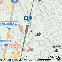 静岡県伊豆の国市田京303-10周辺の地図