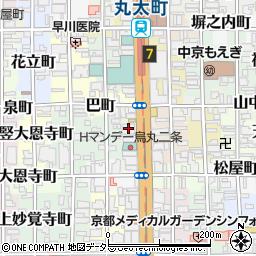 京都生活協同組合コープ烏丸周辺の地図