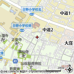 滋賀県蒲生郡日野町大窪267周辺の地図