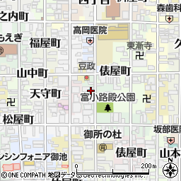 京都府京都市中京区六丁目269周辺の地図